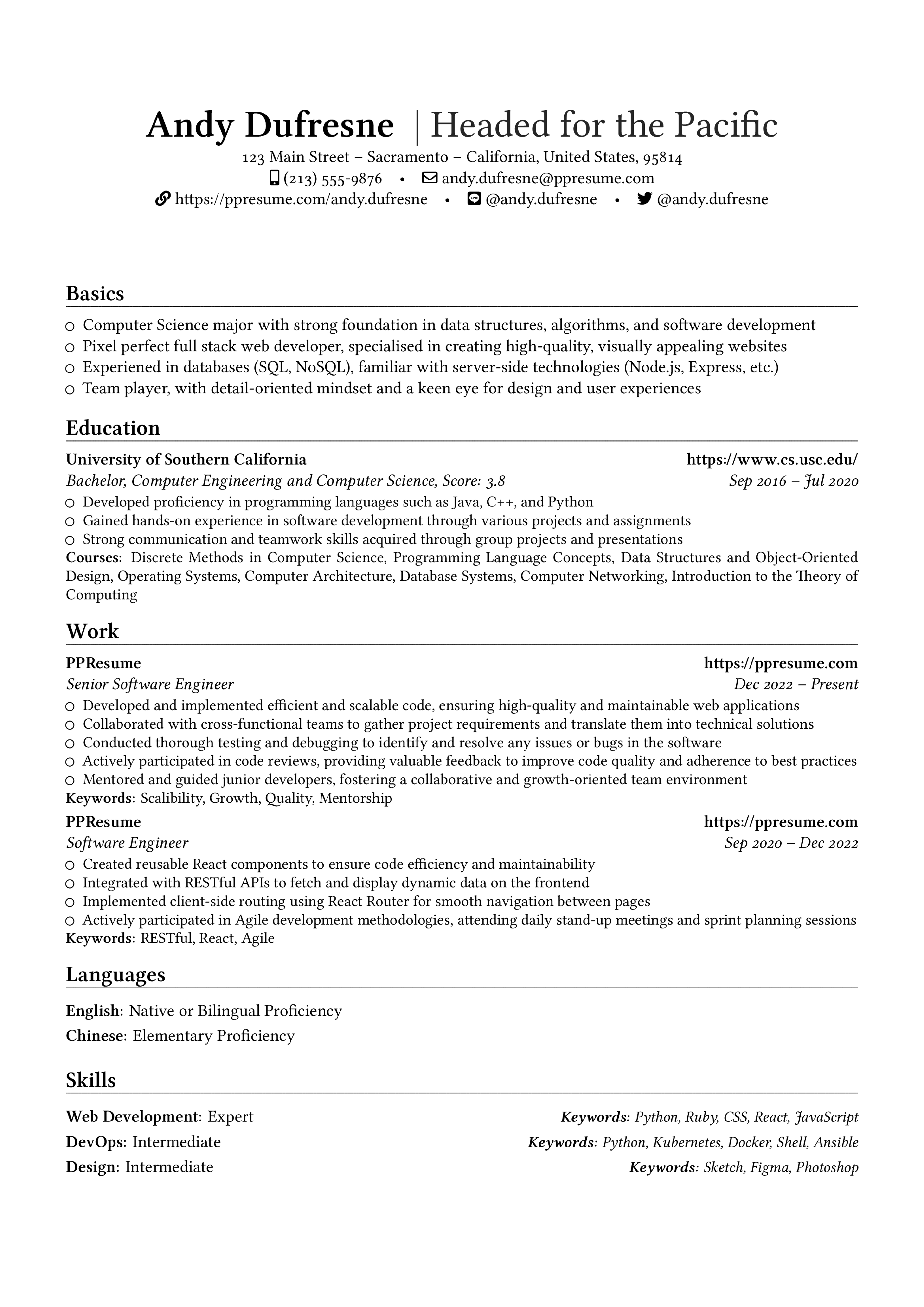 English Resume