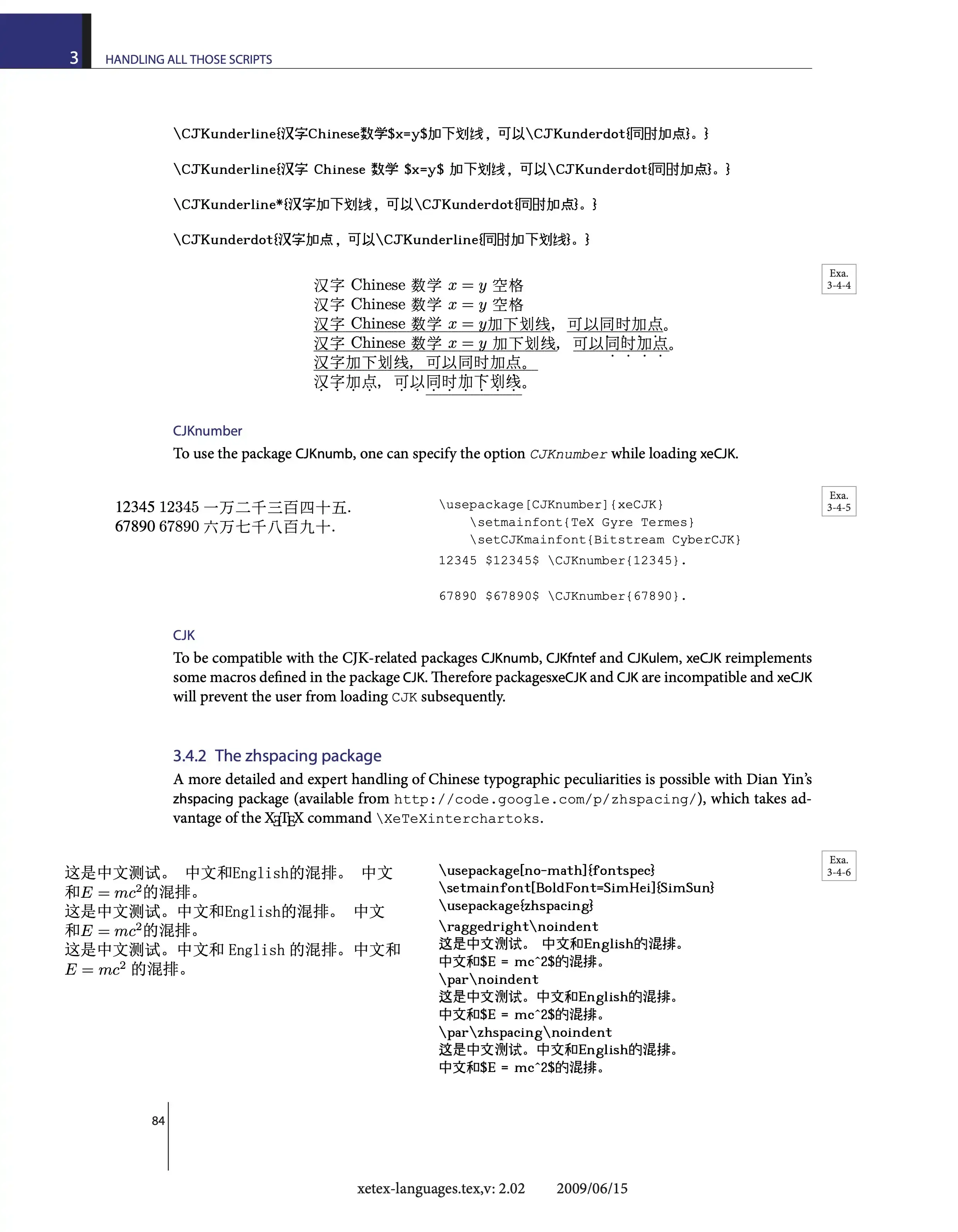 XeTeX for CJK